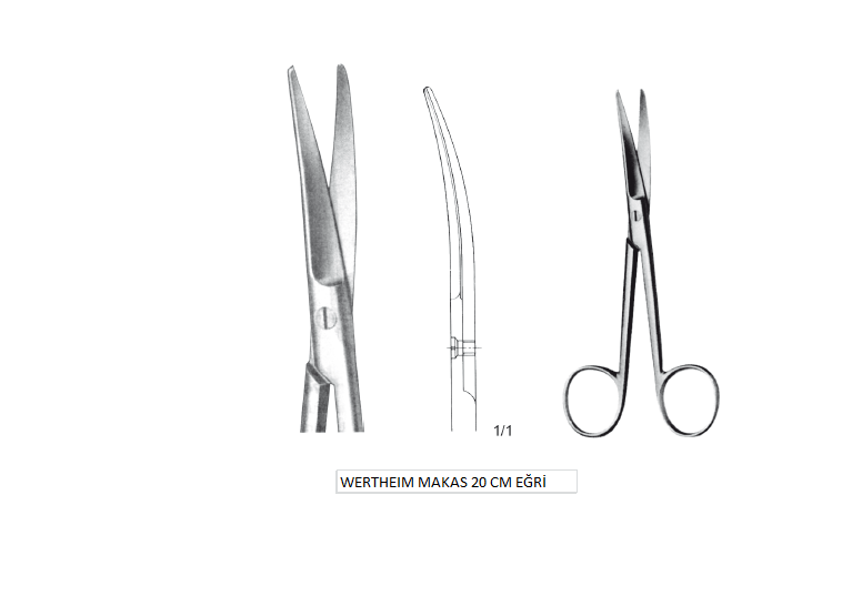 WERTHEIM MAKAS 20 CM EĞRİ