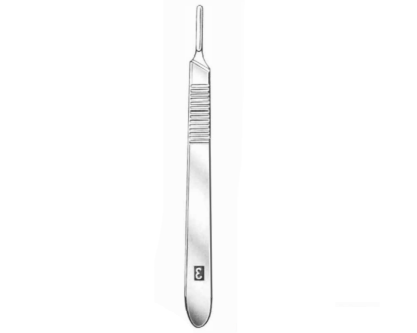 BİSTÜRİ SAPI 3 NO 12.5 CM