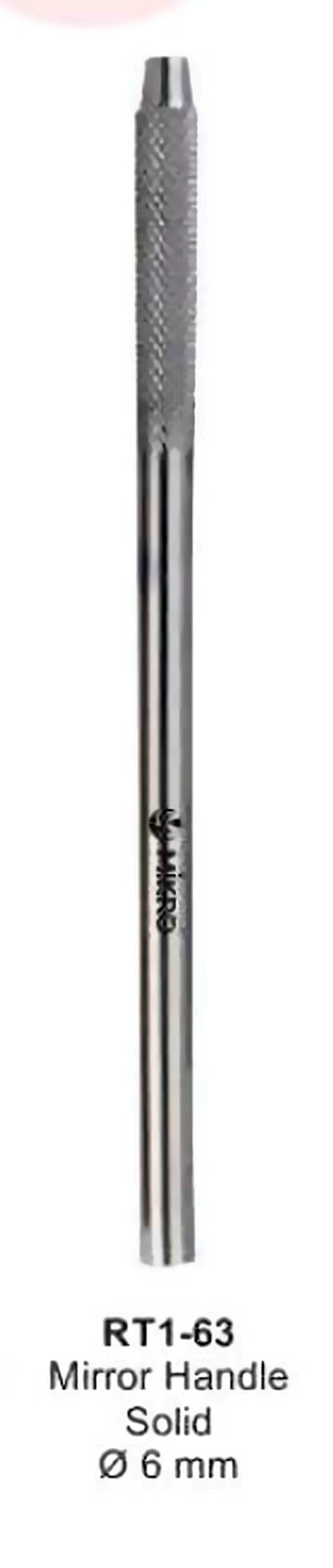 Diş Ayna Sapı Ø6 mm Paslanmaz Çelik Dental Mirror Handle (RT1-63) – Ergonomik ve Dayanıklı